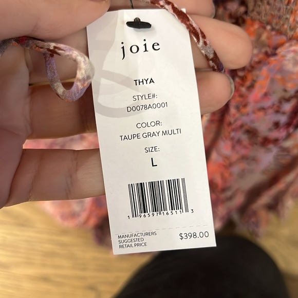 NWT Joie dress Silk Large - Picture 3 of 7